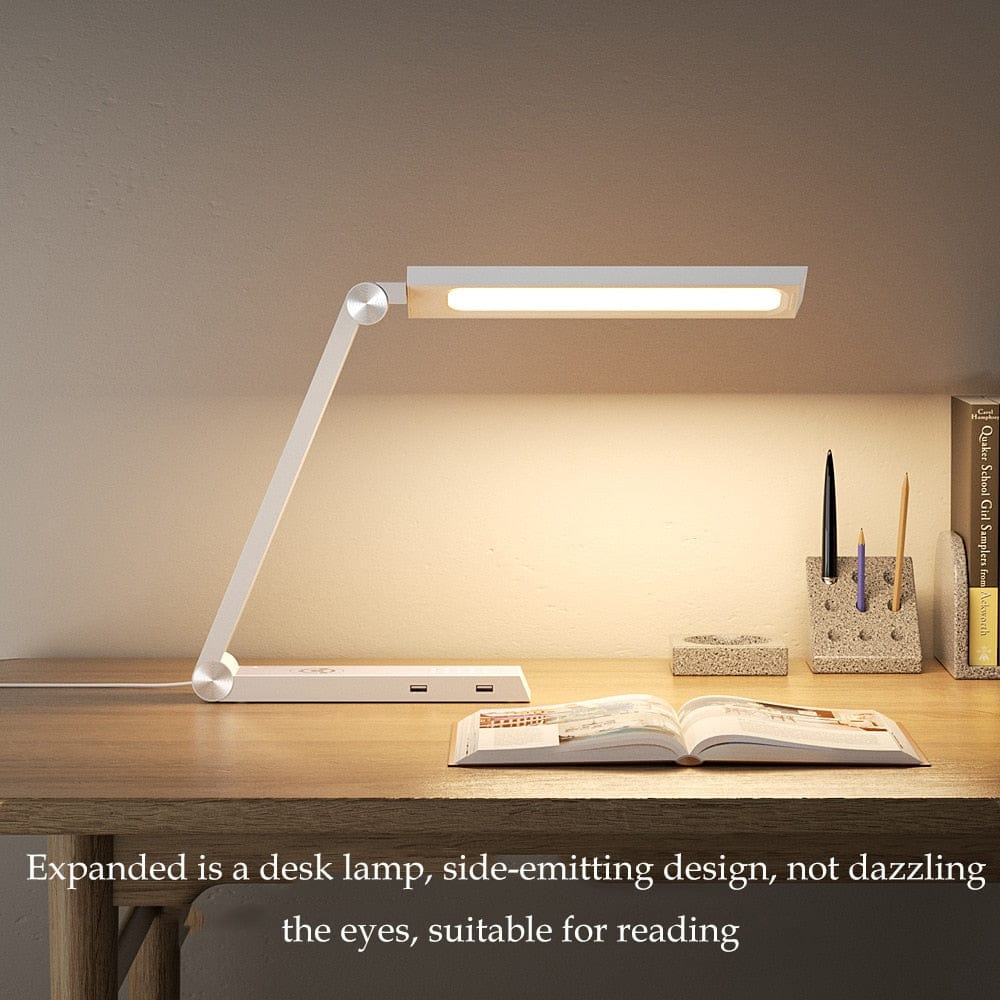 Foldable 10W Wireless Triangle Desk Lamp