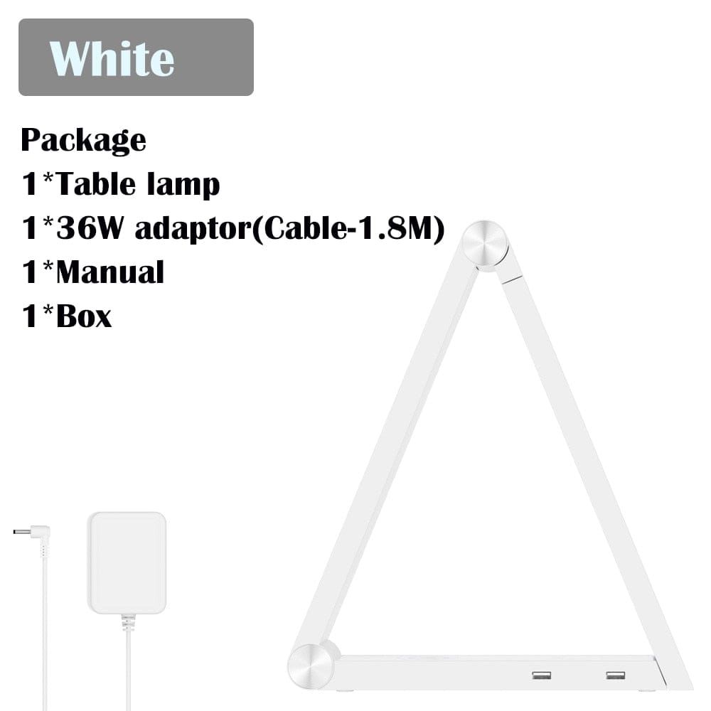 Foldable 10W Wireless Triangle Desk Lamp