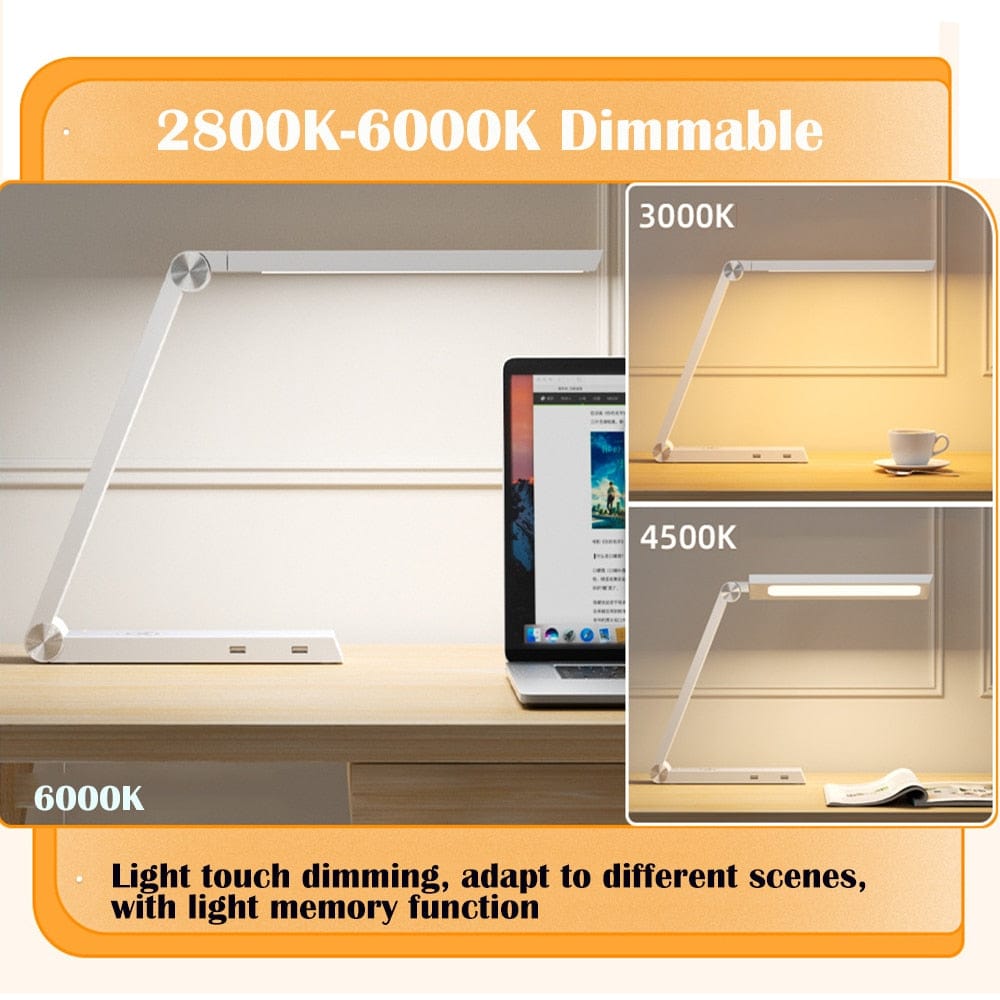 Foldable 10W Wireless Triangle Desk Lamp